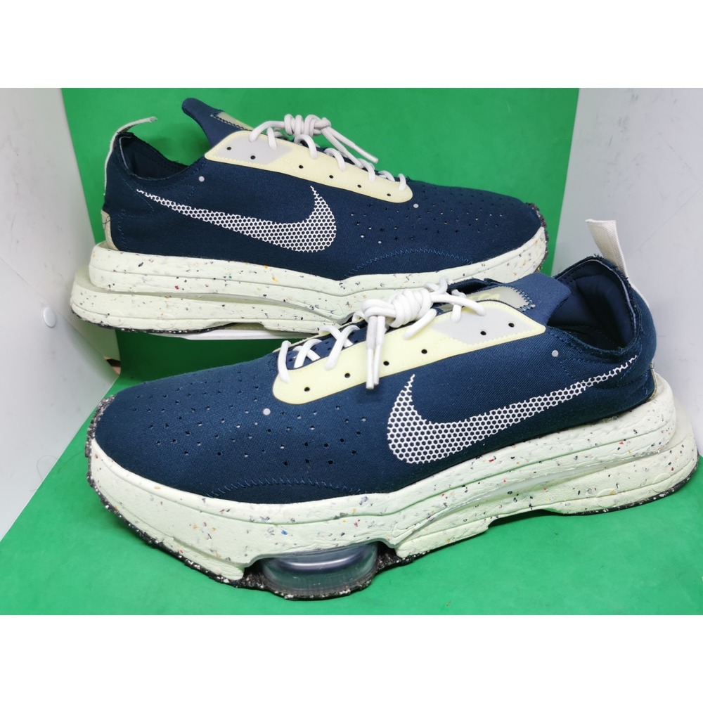 Nike Air Zoom-Type Craters Size 14 Shoe -DH9628-400 Armory Navy/White Lime Men's